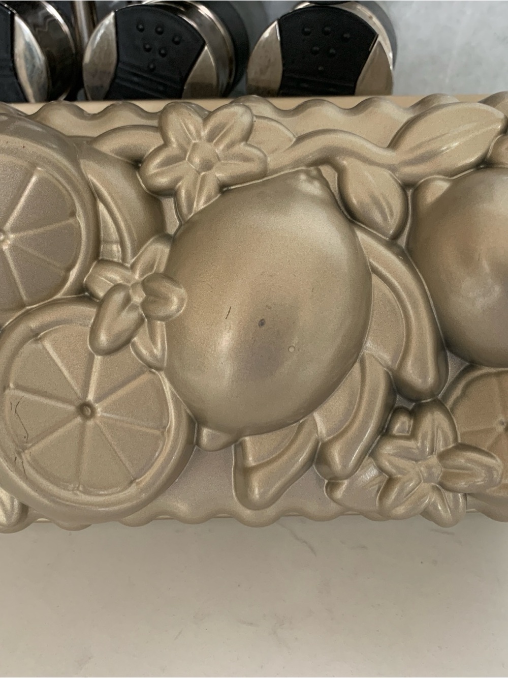 Nordic Ware baking loaf pan. Citrus edition.